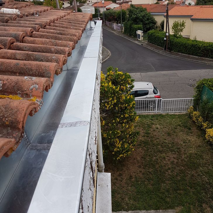 Remplacement d’un chéneau en zinc à Villeneuve Tolosan 31270