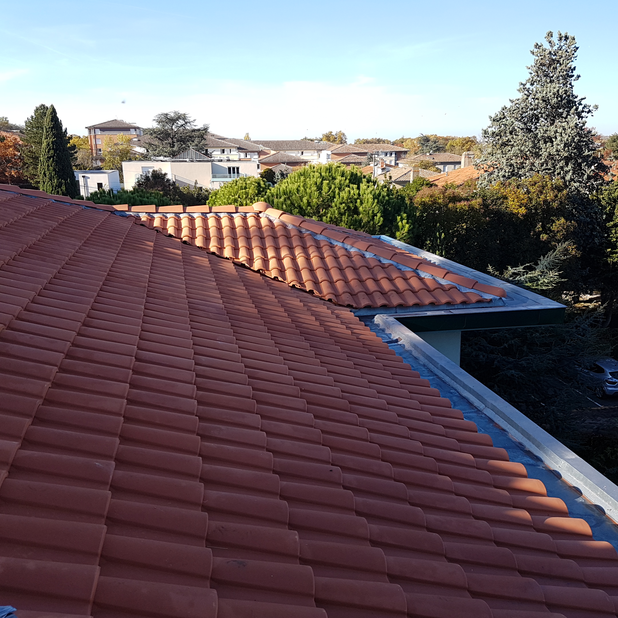 Rénovation de toiture et chéneau zinc à Toulouse 31400